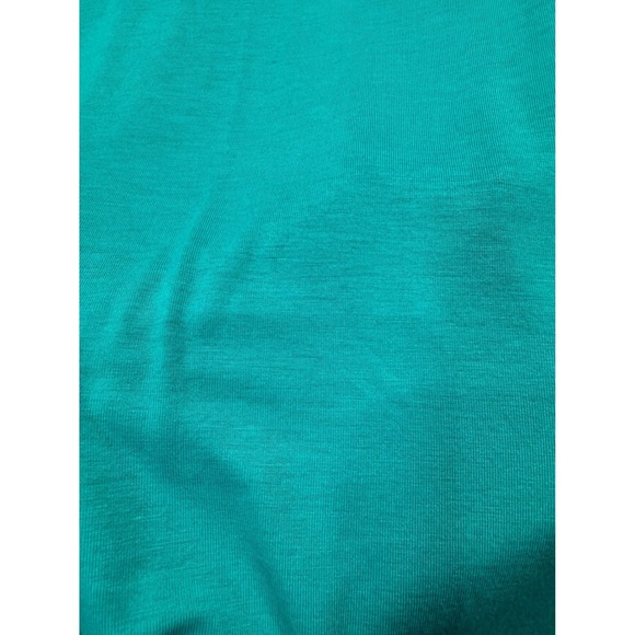 Lauren Ralph Lauren Sz L Green Cold Shoulder Dolman Sleeve Top Langenlook Luxury - Picture 8 of 9